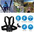 Adjustable Chest Harness Mount Strap with J Hook for Gopro Hero 12 11 10 9 8 7 /AKASO/Dragon Touch/Vemont/Remali