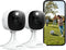 AOQEE 2K Cameras for Home Security-Outdoor/Indoor Camera for Dog/Cat/Pet/Nanny/Baby/Elderly, Color Night Vision, White
