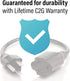 C2G 1FT Premium Universal Extension Cord for TV, Computer, Monitor & More