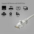 24 Pack 5e 6 RJ45 PS5, Snagless Short Cat Ethernet Cable - Ft, High-Speed Internet Network Cable, PoE, Connector
