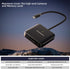 DriverGenius 3-in-1 3.2 Gen1 CFast2.0 microSD4.0 30cm (HB081, USB-C Card Reader with UHS-II SD, Slots - Nylon Braided