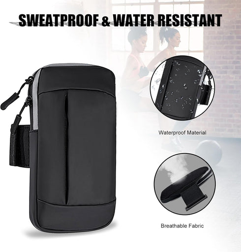 Phone Holder for Running Armband, Cell Phone Holder for iPhone 15 14 13 12 11 Pro Max Xs Xr X 8 7 6 Plus Galaxy Ultra
