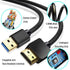 AKWOR 6.6FT 1080P USB to HDMI Adapter Cable, USB to HDMI Male to Male Cord, HD Monitor Display Audio Video Converter