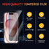 Privacy Screen Protector for iPhone 15/iPhone 15 Pro 6.1 Inch, 3 Pack, Tempered Glass Film Anti-spy