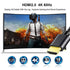 Generic 4K 2.0 3.3ft (1m), 18Gbps, 60Hz, 2160p, High-Speed HDMI Cable UHD Deep Color, Male-to-Male, Ethernet & ARC