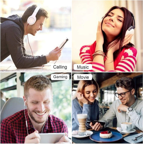 Headphone Adapter Compatible with iPhone 15 14 13, 2-in-1 Type-C & L-Port to 3.5mm Female Headphone Jack, HiFi Aux