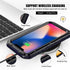 Mitywah Waterproof Case for iPhone 11, Heavy Duty Metal Full Body Protective Case, Shockproof Rugged Defender, Black