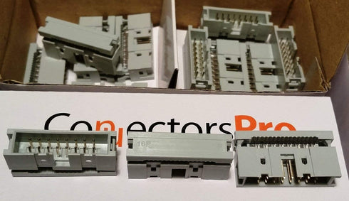 Pc Accessories - Connectors Pro 10-Pack 2X8 16P Dual Rows 2.54mm Shrouded IDC Male Header, 16 Pins