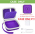 Carrying Case for Iseyyox/for Ucomx Nano 3 in 1 Foldable Magnetic Wireless Charger Dock, Also Holds for LISEN/for RTOPS Travel Charging Pad Station and More Fast Chargers Adapter (Purple)