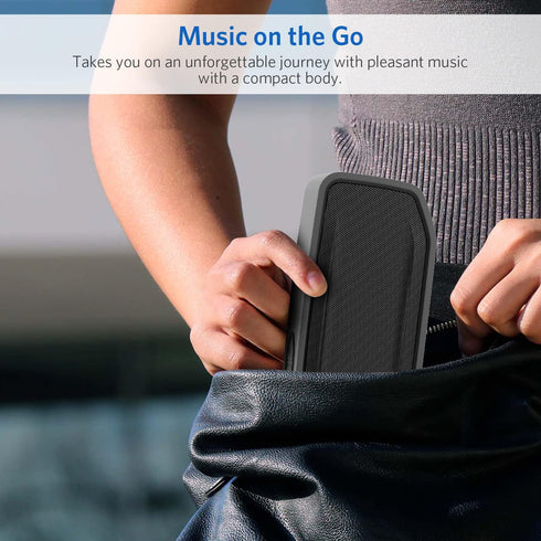 Portable Bluetooth Speaker with 20W HD Stereo Sound, Water-Resistant, Battery Powered for Home, Sports, Beach, Travel