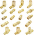 SMA Adapter Kit, 18pcs Gold Plated, Compatible with FPV Antennas, Ham Radio, WiFi Router, etc.