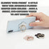 Geettcaifu 4 Flower,360 180Angle Pcs Cell Phone Ring Holder Rotate and Adjustable Metal Finger Ring Socket Grip