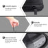 co2CREA Hard Case for Logitech Lift Vertical Ergonomic Mouse, Black Replacement Case