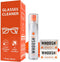 WHOOSH! Glasses Cleaner Spray Kit - 1 fl oz, 1 Cloth, 2 Wipes, Travel Size Eyeglass Cleaner