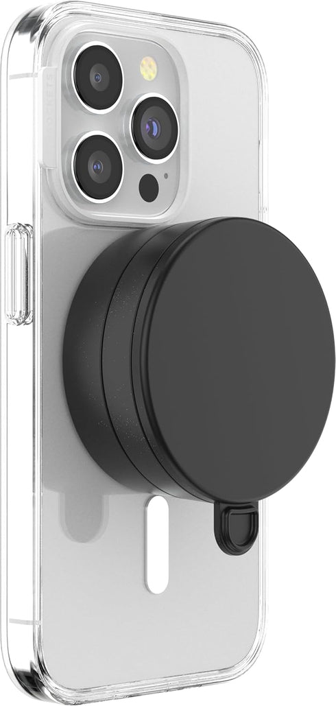 PopSockets Magnetic Suction Phone Mount - Metallic Black