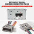2002-2008 RED WOLF Stereo Wiring Harness Fit for GMC Envoy Sierra Chevy Silverado Impala Aftermarket Stereo Radio Wire