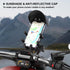 iMESTOU Anti-Vibration Motorcycle Phone Mount, Shock Damping Cellphone Holder with 720° Rotatable 1" Ball Base