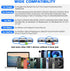 USB C Headphones for Samsung S24 Ultra S23 Fe S22+, Type C Earphones with Microphone, HiFi Stereo Volume Control, Wired