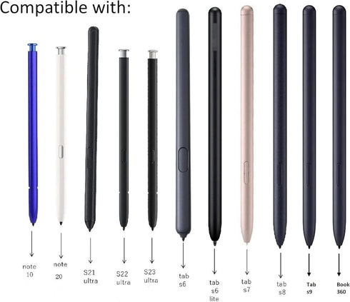 ?5 Pack Soft Tips? OEM S22 Ultra Pen Tips, Nibs Replacement for Samsung Galaxy Tab S6 Lite, S7/S7FE, S8/S8+, S9/S9 FE