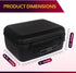 Protective Hard Case with Customizable Foam, 11 Inch Lightweight Hard Shell for Electronics, Makeup & More