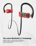 Otium Wireless Bluetooth 5.3 Sport Headphones, Built-in Mic, In Ear Running Headset with Earhooks, 16 Hours Playtime