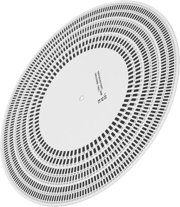 LP Turntable Strobe Disc, Calibration Disc Mat for Rotational Speed Detection of Record Players