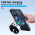 Suction Magnetic Phone Wireless Car Mount Charger - Strong Vacuum Suction for Car, Gym, Mirror, Shower Phone Holder
