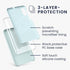kwmobile TPU Silicone Case for Samsung Galaxy A50, Soft Finish Phone Cover in Cool Mint