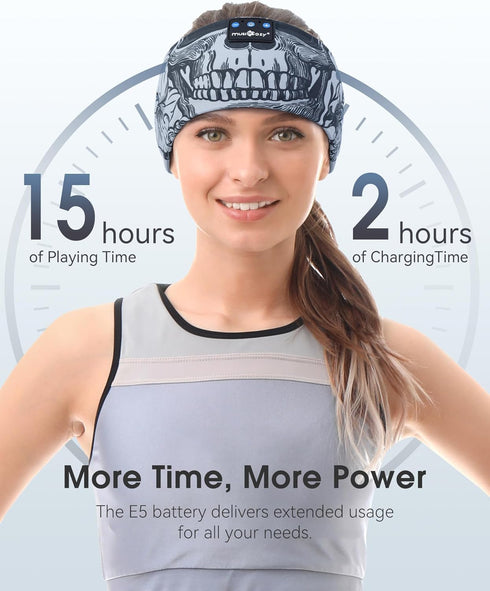 Sleep Headphones Bluetooth Headband, Wireless Music Sport Headbands, Built-in Thin Speakers for Sleeping Yoga