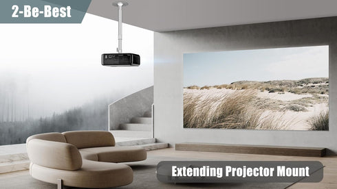 2-Be-Best Mount,14-24in 37-62cm 360 Upgraded Projector / Projector Ceiling Mount Extendable Ceiling Projectors Mounts