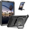 Fintie Case for iPad Mini 6 2021, Black 360 Degree Rotating Grip Shockproof Rugged Cover with Built-in Screen Protector