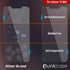 Punkcase Tempered Glass Screen Protector for iPhone 13 Mini, Universal Case Friendly 9H HD Armor Protection