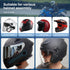 Motorcycle Helmet Bluetooth Headset - Outdoor Waterproof Sports Hands Free Speakers, 15 Hours Playing Time