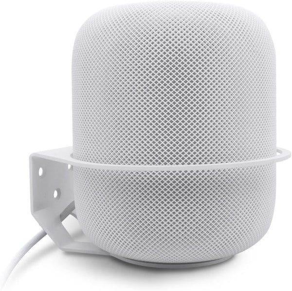 Wall Mount for Apple HomePod, Sturdy Metal Stand Holder Compatible with HomePod 2, White