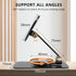 Magnetic Phone Stand Compatible with MagSafe, Foldable Desk Stand with 360° Rotation Base for iPhone