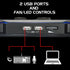 ENHANCE Cryogen 5 Gaming Laptop Cooling Pad Stand, Ultra Quiet with 7 Adjustable Height Settings