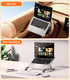 Car Laptop Mount Steering Wheel Tray Holder, Height Adjustable Car Desk for Laptop Computer Tablet, Foldable Portable