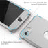 ORETECH Designed for iPhone SE 2022 Case with 2 x Tempered Glass Screen Protector, 360° Full Body Protection (Silver)