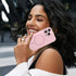 iPhone 15 Pro Max Magnetic Case for Women - Pink Matte Luxury Design, Soft Metallic Luster, Magsafe Compatible, Lens