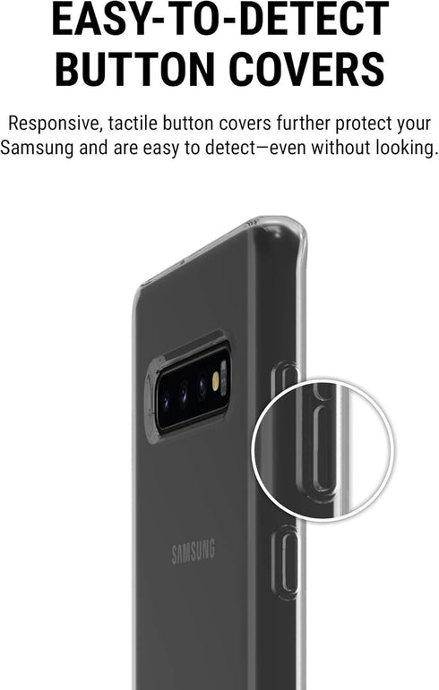 Incipio NGP Flexible Case - Clear for Samsung Galaxy S10+ with Shock-Absorbing Protection