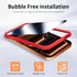 Ivachell 2 Pack 17 (6.9 inch Mirror Screen Protector for iPhone Pro Max Privacy Tempered Glass Mirrored Effect Anti-Spy