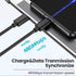LQMBABY 2 3.3FT USB C to Micro USB Cable, Pcs USBC to Micro USB Cable - Charging Cord & Data Sync, Compatible with Wall