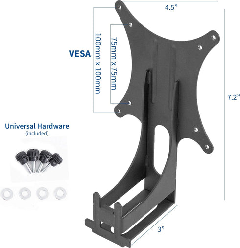 VIVO Quick Attach VESA Adapter Plate, Designed for Acer and Viewsonic Monitors Including R240HY bidx, SB220Q, RT240Y, R221Q, RT270, G227HQL, VX2276-smhd, and More, VESA up to 100x100, MOUNT-AR240H by VIVO