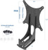 VIVO Quick Attach VESA Adapter Plate, Designed for Acer and Viewsonic Monitors Including R240HY bidx, SB220Q, RT240Y, R221Q, RT270, G227HQL, VX2276-smhd, and More, VESA up to 100x100, MOUNT-AR240H by VIVO