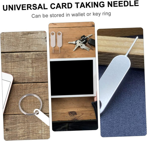 DOITOOL 3sets 100pcs*3 Ejector Pin for Sim Tray Sim Needle Tool Pin Key for Cell Phone Compact and Portable Easy