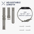 kwmobile Straps Compatible with Garmin Venu Sq 2 Music/Sq 2, 2x Replacement Silicone Watch Bands - Black/Grey