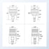 Anina 4pc SMA - UHF FR Coaxial Connector Kit, SMA to PL259 UHF VHF Crimp Coax Adapter for CB Radio
