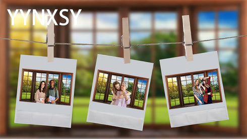 YYNXSY 10X10FT Office Backdrop for Video Conference, Window Background Screen for Photography Studio, Background Props