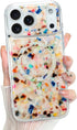 Bonoma for iPhone 17 Pro Max Case 2025, Sparkly Luxury Marble Back, Magnetic
