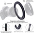 67mm Lens to 95mm Camera Filter Ring, Compatible with All 67mm Camera Lens & 95mm UV, ND, CPL Accessories